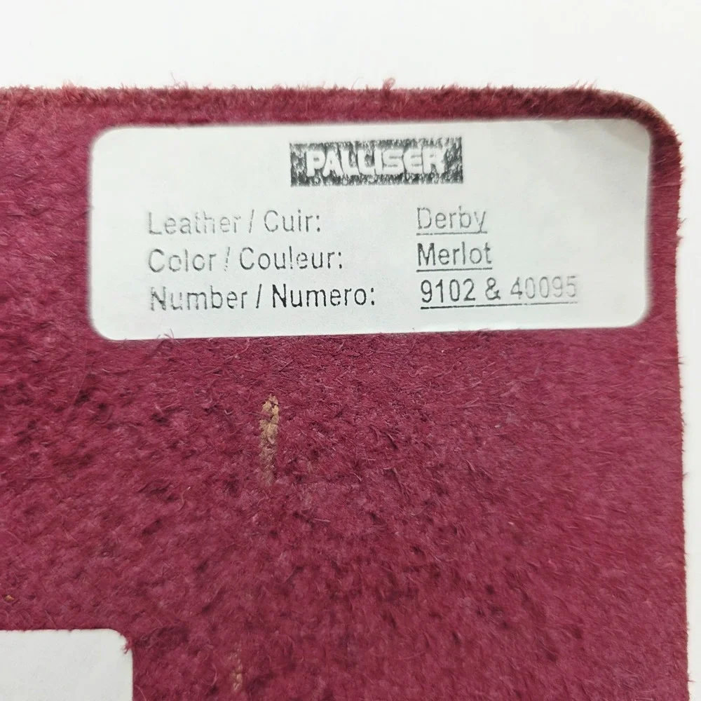 Lot Of 5 Brown Leather Sample Upholstery Swatches for Bookbinding Bags Wallet